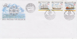 Hungary Sailing Ships 3v FDC Ca 11.2.1999 (FF170) - FDC