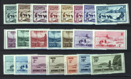 Saint Pierre Et Miquelon  :  Yv  167-88  * - Unused Stamps