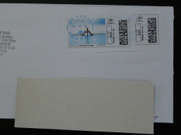Pont Sur La Mer Timbre En Ligne Montimbrenligne Sur Lettre (e-stamp On Cover) Ref TPP 5488 - Printable Stamps (Montimbrenligne)