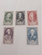 Célébrités Française Du XVIII SIÈCLE  Année 1949 Yvert N  853/856 Er858 - Unused Stamps