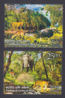 Inde India 2015 MNH Zoological Survey Of India, Lion, Deer, Gaur, Birds, Parrot, Tiger, Elephant, Peacock, Hornbill - Neufs
