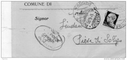 1945 LETTERA CON ANNULLO CONSELVE PADOVA - Poststempel