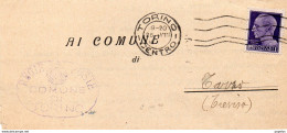 1945 LETTERA  CON ANNULLO TORINO - Poststempel