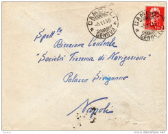 1945 LETTERA CON ANNULLO CAMOGLI GENOVA - Poststempel