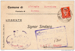 1945 LETTERA CON ANNULLO ALBISOLA SAVONA - Poststempel