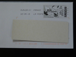 Brin De Bonheur Timbre En Ligne Montimbrenligne Sur Lettre (e-stamp On Cover) Ref TPP 5499 - Printable Stamps (Montimbrenligne)