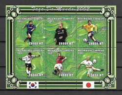 Mozambique 2001 Football World Cup - South Korea And Japan Sheetlet #12 MNH - 2002 – Corea Del Sud / Giappone