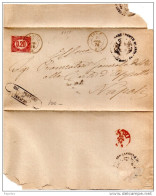 1876 LETTERA CON ANNULLO VENAFRO ISERNIA - Officials