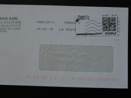 Distribution Du Courrier Timbre En Ligne Montimbrenligne Sur Lettre (e-stamp On Cover) Ref TPP 5503 - Printable Stamps (Montimbrenligne)