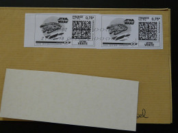 Star Wars Timbre En Ligne Montimbrenligne Sur Lettre (e-stamp On Cover) Ref TPP 5511 - Printable Stamps (Montimbrenligne)