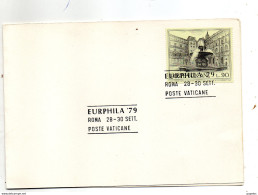 1979 Cartolina Eurphila - Lettres & Documents