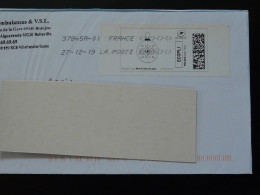 Guirlande De Noel Timbre En Ligne Montimbrenligne Sur Lettre (e-stamp On Cover) Ref TPP 5517 - Printable Stamps (Montimbrenligne)