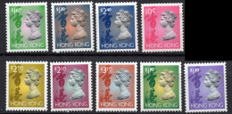 HONG KONG/1992-7/MNH/SC#630, 638-9, 642, 645, 647, 649-50, 651a/ QUEEN ELIZABETH II / QEII / PARTIAL SET - Ungebraucht