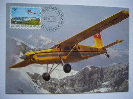 Avion / Airplane / PILATUS AIRCRAFT Ltd / Pilatus Turbo Porter PC-6 / Carte Maximum Luxembourg - 1946-....: Moderne