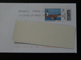 Région Bretagne Phare Lighthouse Timbre En Ligne Montimbrenligne Sur Lettre (e-stamp On Cover) Ref TPP 5521 - Printable Stamps (Montimbrenligne)