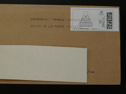 Dessin Timbre En Ligne Montimbrenligne Sur Lettre (e-stamp On Cover) Ref TPP 5534 - Printable Stamps (Montimbrenligne)