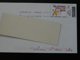 Telethon 2019 Timbre En Ligne Montimbrenligne Sur Lettre (e-stamp On Cover) Ref TPP 5538 - Printable Stamps (Montimbrenligne)