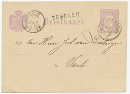 Naamstempel Tegelen 1879 - Cartas & Documentos