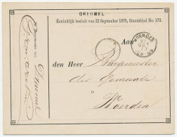 Naamstempel Dreumel 1877 - Cartas & Documentos