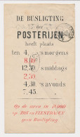 Env.G. 1 Part. Bedrukt Amsterdam 1883 Busligting - Hof Apotheek - Covers & Documents