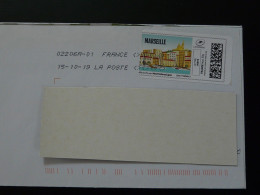 Ville De Marseille Timbre En Ligne Montimbrenligne Sur Lettre (e-stamp On Cover) Ref TPP 5541 - Printable Stamps (Montimbrenligne)