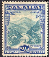 JAMAICA/1932/MNH/SC#107/ KING GEORGE VI/ KGVI/ PICTORIAL/ 2 1/2p ULTRA & BLUE - Jamaïque (...-1961)