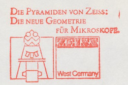 Meter Cut Germany 1988 Microscope - Zeiss - Pyramid - Other & Unclassified