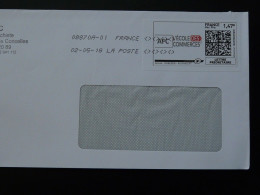 école De Commerce Timbre En Ligne Montimbrenligne Sur Lettre (e-stamp On Cover) Ref TPP 5549 - Printable Stamps (Montimbrenligne)