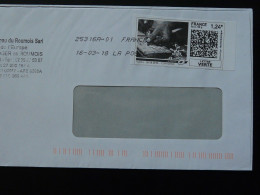 Bois ébéniste Timbre En Ligne Montimbrenligne Sur Lettre (e-stamp On Cover) Ref TPP 5551 - Printable Stamps (Montimbrenligne)