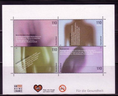 DEUTSCHLAND BLOCK 54 POSTFRISCH(MINT) FÜR DIE GESUNDHEIT 2001 - Altri & Non Classificati