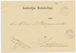 Naamstempel Holten 1888 - Cartas & Documentos