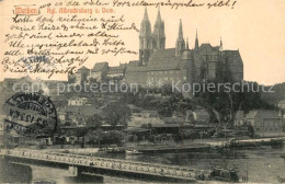 43372390 Meissen Elbe Sachsen Elbebruecke Kgl. Albrechtsburg Und Dom Meissen Elb - Meissen