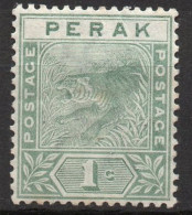 MALAYA-PERAK/1892-5/MNH/SC#42/ TIGER/ 1c GREEN - Perak