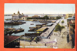 38746 /⭐ PORT-SAID Egypte (•◡•) Entrée Canal Bureaux Cie Compagnie SUEZ 1912 à DUTHU Cours Bosquet Pau ◉ EPHTIMIOS 56526 - Port Said