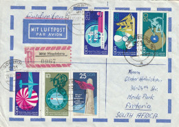 Germany DDR Cover Registered Einschreiben - 1971 1972 - Society For Sport And Technology Socialist Unity Party - Lettres & Documents