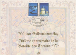 BELGIË - OBP - 2002 - HK 3088 - (GULDENSPORENSLAG) - Cartas Commemorativas - Emisiones Comunes [HK]
