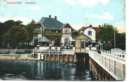 Sandacker. Seewarte. Used Flensburg 1917.  S-437 - Nordschleswig