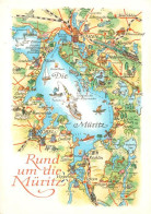 43370809 Waren Mueritz Rund Um Die Mueritz Landkarte Mecklenburgische Seenplatte - Waren (Mueritz)