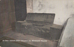 N60. Vintage Postcard. Old Saxon Treasure Chest. (1200 Years Old). Wimborne Minster - Other & Unclassified