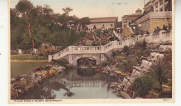 N44. Vintage Postcard. Pavilion Bridge And Rockery, Bournemouth. - Bournemouth (avant 1972)
