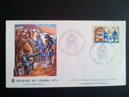 Enveloppe Premier Jour FDC De France : Journée Du Timbre 1971 - 1970-1979