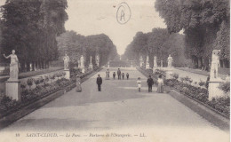 CPA Saint Cloud, La Parc, Parterre De L'Orangerie (pk88717) - Saint Cloud