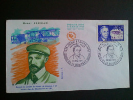 Enveloppe Premier Jour FDC De France : Henri Farman 1971 - 1970-1979