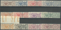 REGNO D'ITALIA  1927-32 Pacchi Postali Cpl. 12 Val Nuovi - Mint/hinged