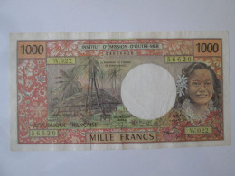 French Polynesia(Tahiti) 1000 Francs 1996 Banknote,see Pictures - Papeete (Polinesia Francese 1914-1985)
