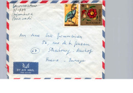 Marcophilie - Via Air Mail - BURUNDI - Luchtpost