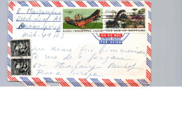 Marcophilie - US - Haida Ceremonial Canoe, The Age Of Reptile - Via Air Mail - Postal History