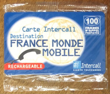 INTERCALL CARTE FRANCE MONDE MOBILE NSB PREPAID PREPAYÉE TELECARTE PAY PHONECARD CALLING CARD - Autres & Non Classés