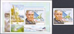 Congo Ex Zaire 2002, Nobel Prize, Concorde, 1val +BF - Nobel Prize Laureates