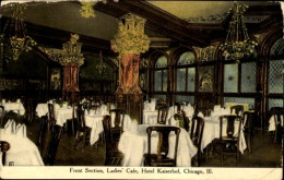 CPA Chicago Illinois USA, Ladies Café, Hotel Kaiserhof - Otros & Sin Clasificación